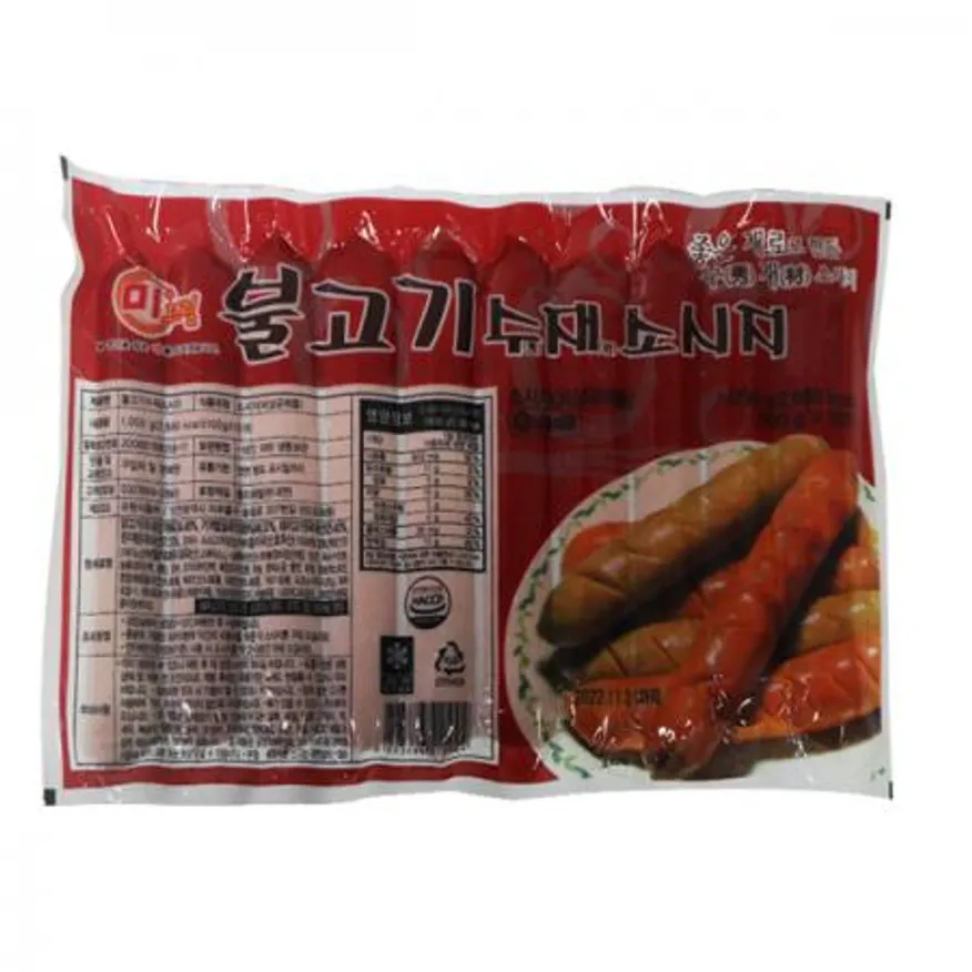 유원식품 미드림 불고기 수재소시지1kg 10개 1박스 이미지