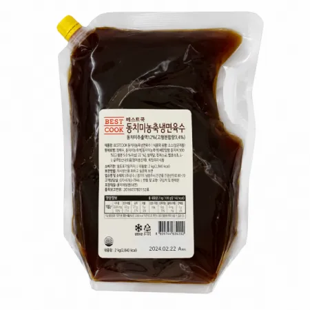 베스트쿡 동치미 농축냉면육수2kg1개