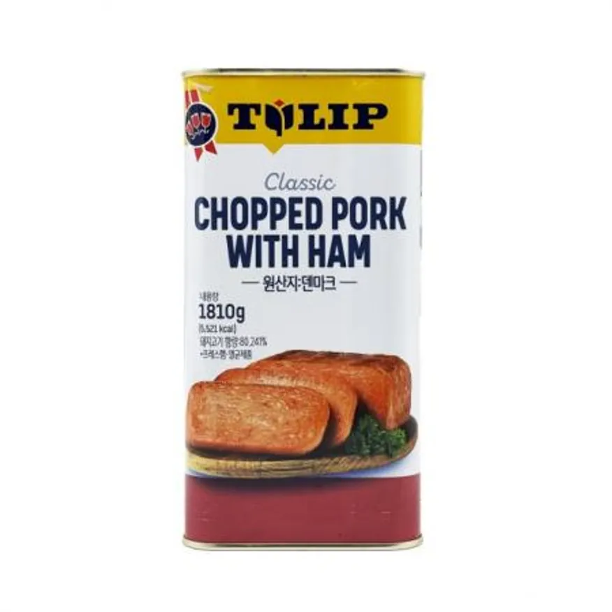 농심 튤립 촙트포크햄 A급1.81k 6개 1박스 이미지