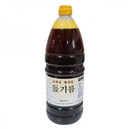 토박이 밭두렁 들기름 1.8L 6개 1박스 들깨 100% 이미지