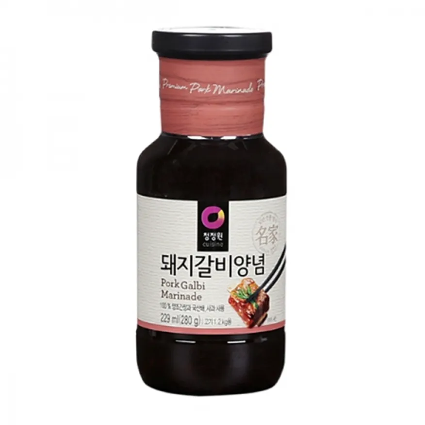 청정원 돼지갈비양념280g 1개 이미지