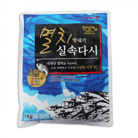 미담채 멸치맛내기 실속다시1k 1개 이미지