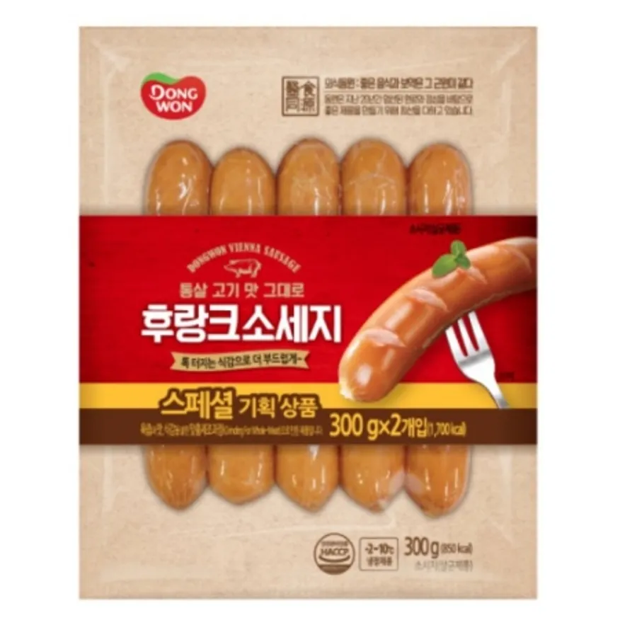 동원후랑크소세지300g*2 이미지