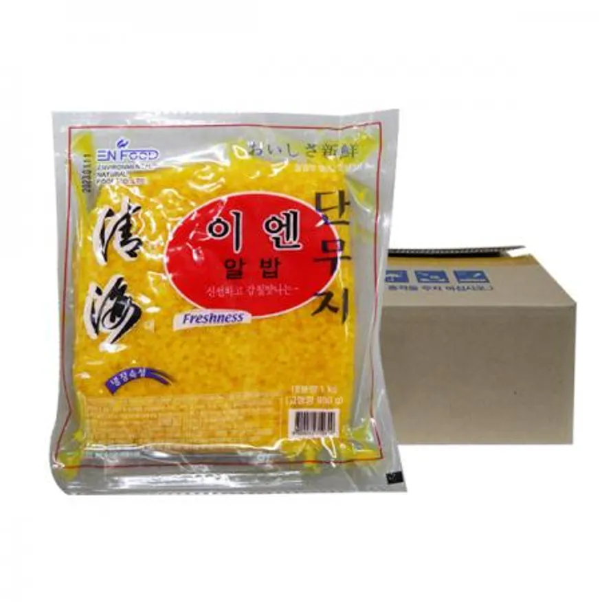 이엔푸드 알밥단무지1kg 10개 1박스 이미지