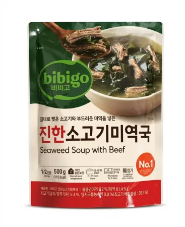 비비고 진한소고기미역국500g 1개