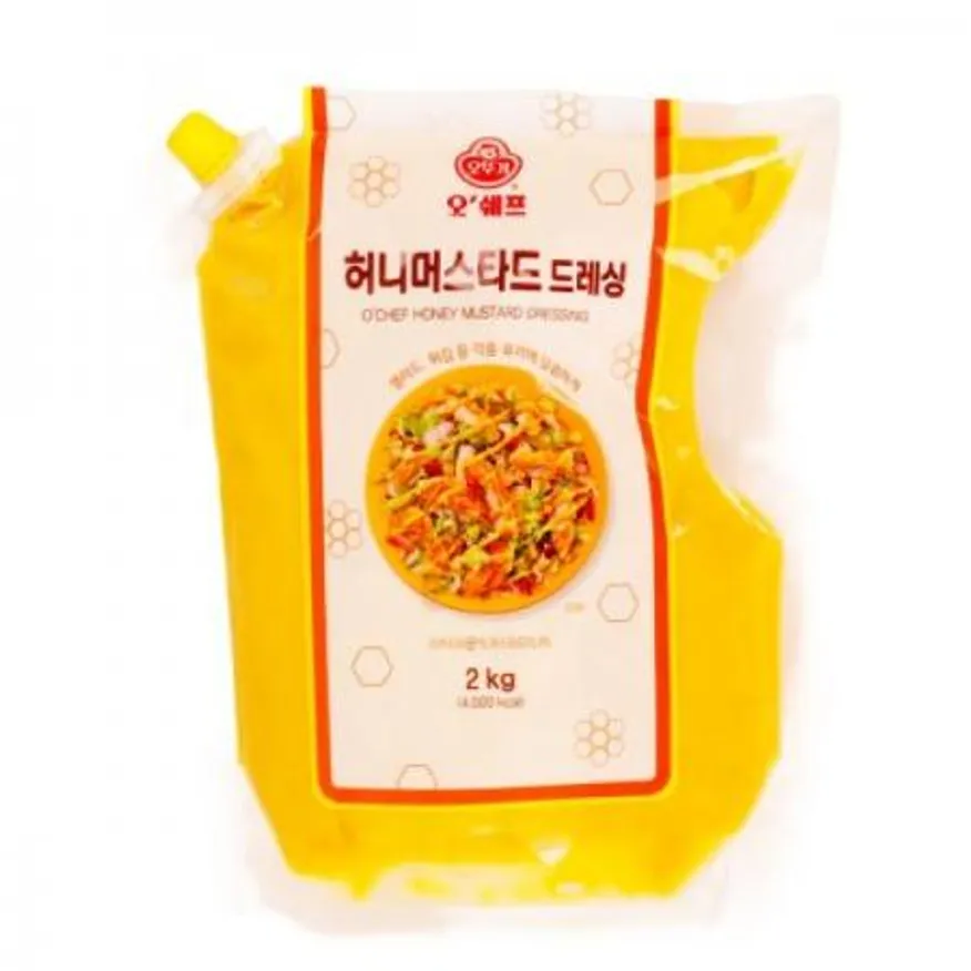 오뚜기 오쉐프 허니머스타드드레싱2kg 1개 이미지