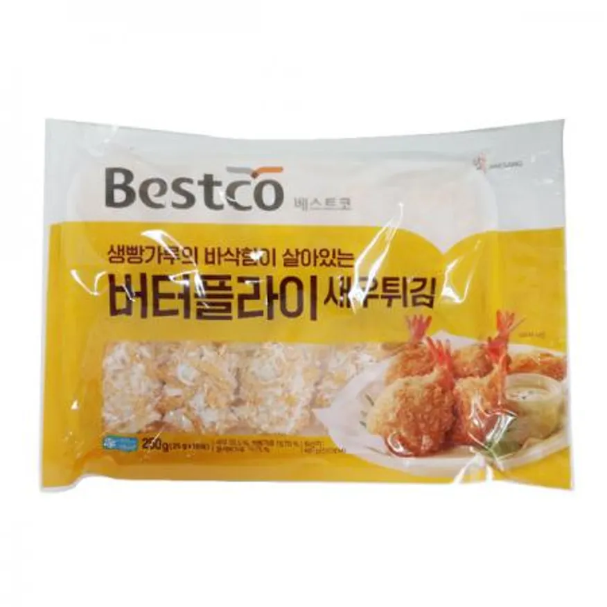 베스트코 버터플라이 새우튀김250g(25g10입) 20개 1박스 이미지