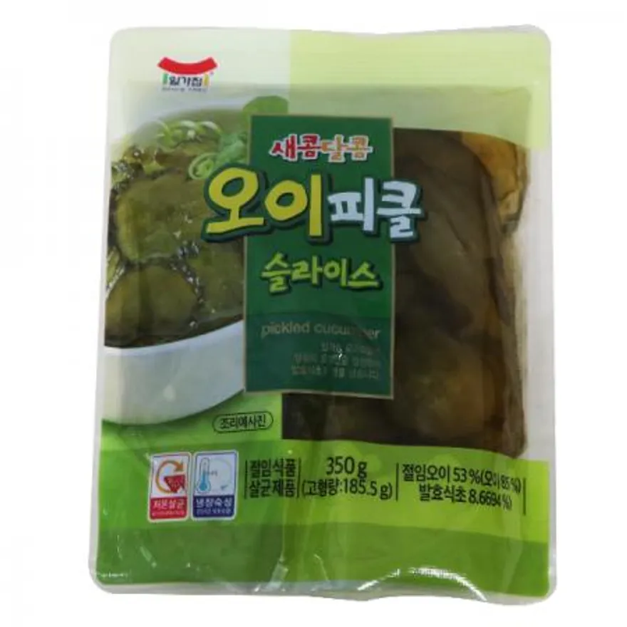 일가집 오이피클슬라이스350g 이미지