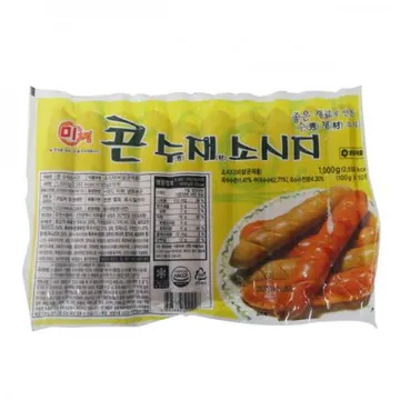 유원식품 미드림 콘 수재소시지 1kg*2개