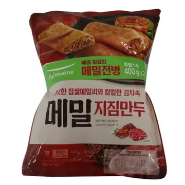 풀무원 메밀지짐만두400g x 2ea