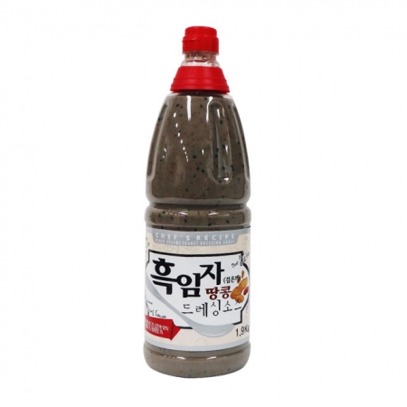 미담채 흑임자땅콩 드레싱 소스 이미지