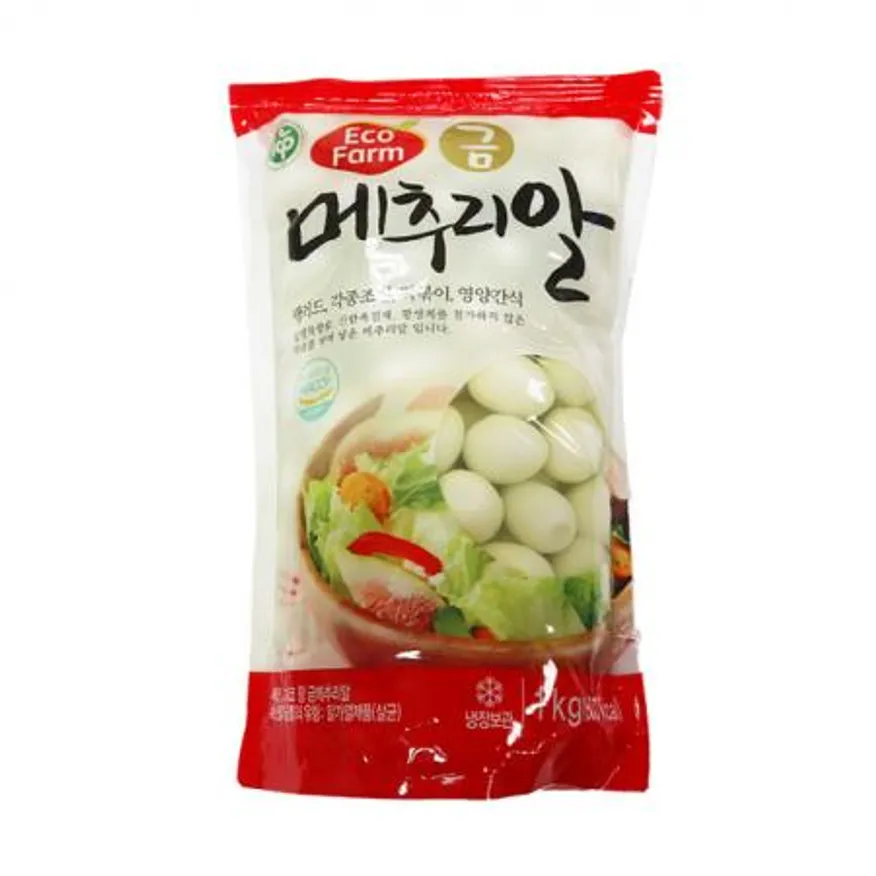 에코팜 깐금메추리알1kg 1개 이미지