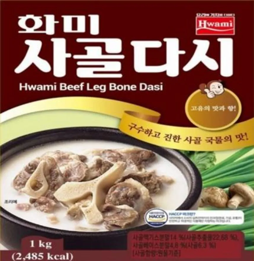 화미 사골다시1kg 10개1박스 이미지
