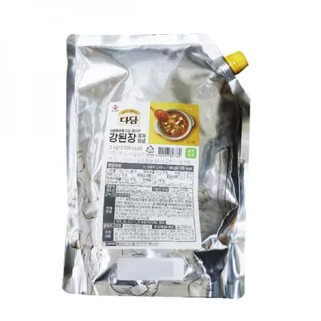 백설 다담 강된장찌개양념2kg 1개