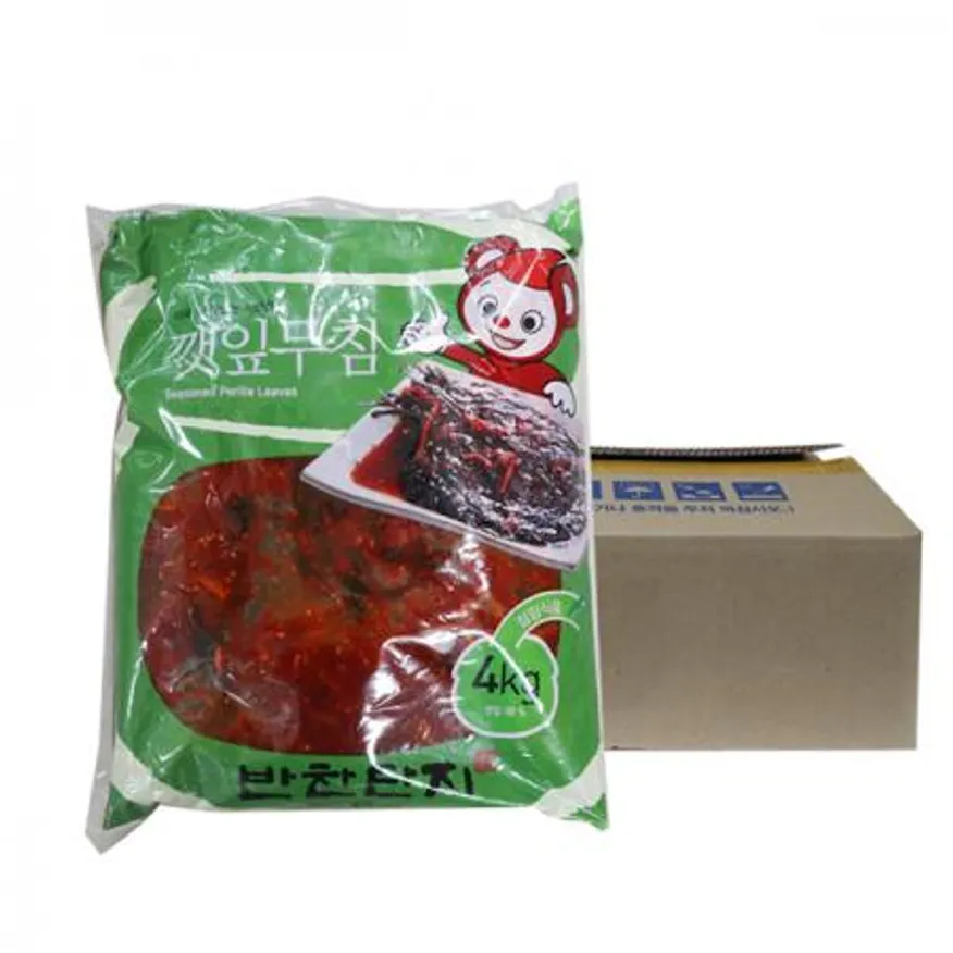 반찬단지 깻잎무침4kg 4개 1박스 이미지