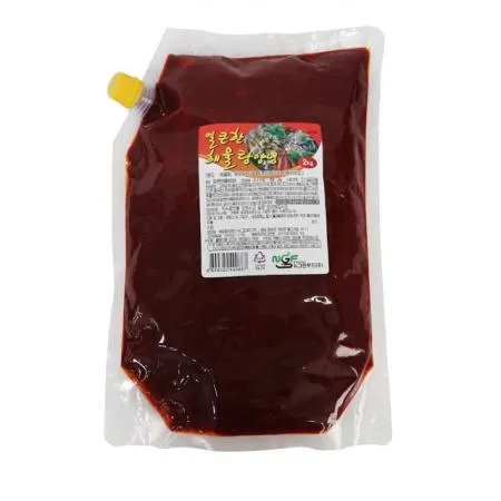 뉴그린 얼큰한 해물탕양념2kg 6개 1박스 이미지