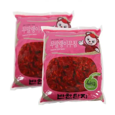 반찬단지 무말랭이무침4kg 4개 1박스