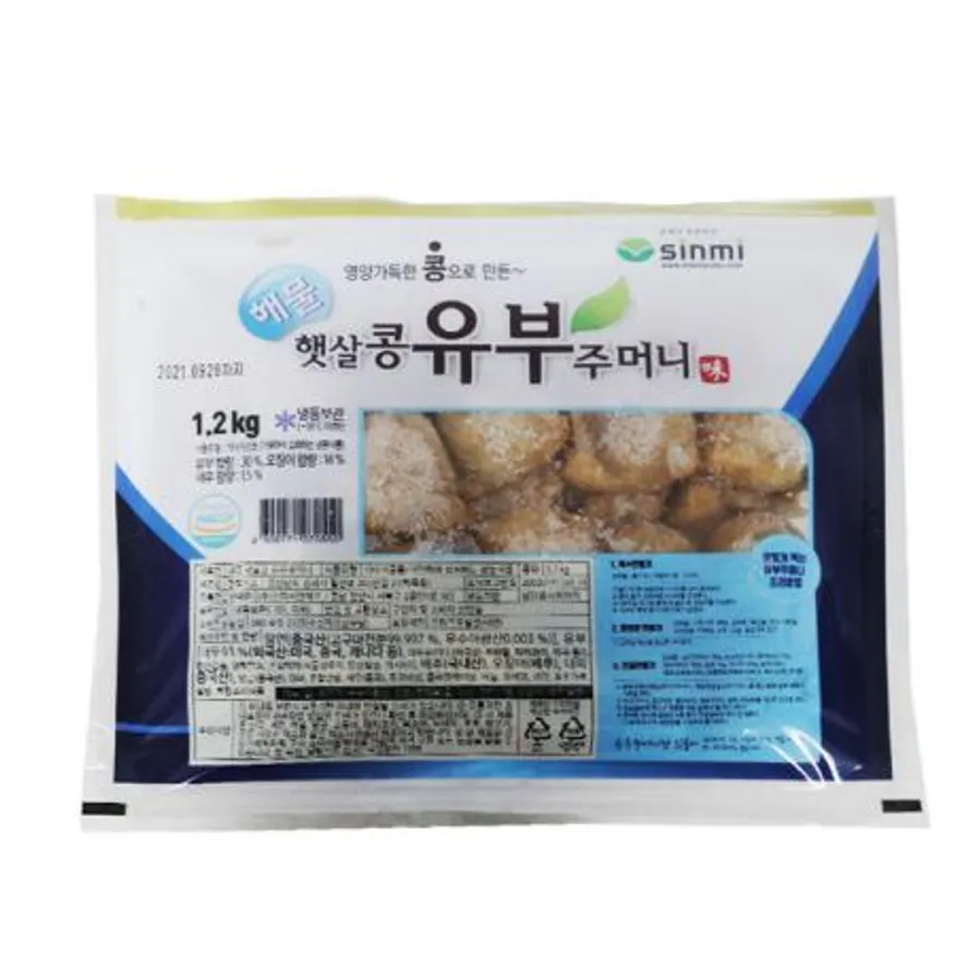 신미 해물 햇살콩 유부주머니1.2kg 이미지
