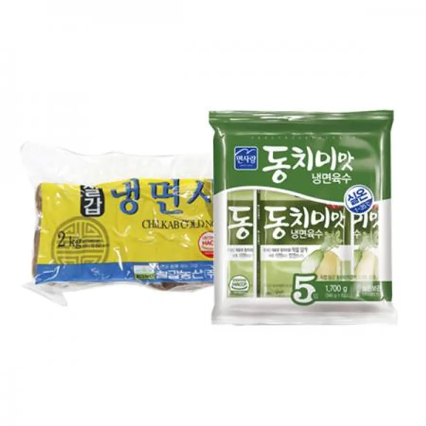 칠갑 냉면사리2kg 1개 동치미맛 냉면육수 340g 10개 이미지