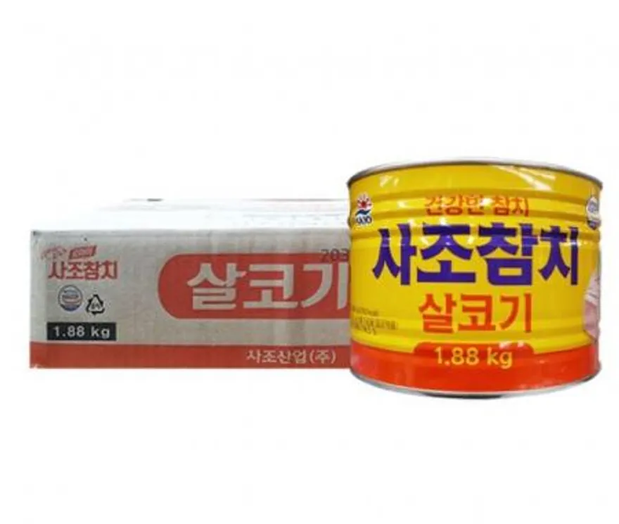 사조 참치 살코기1.88kg 6개 1박스 이미지