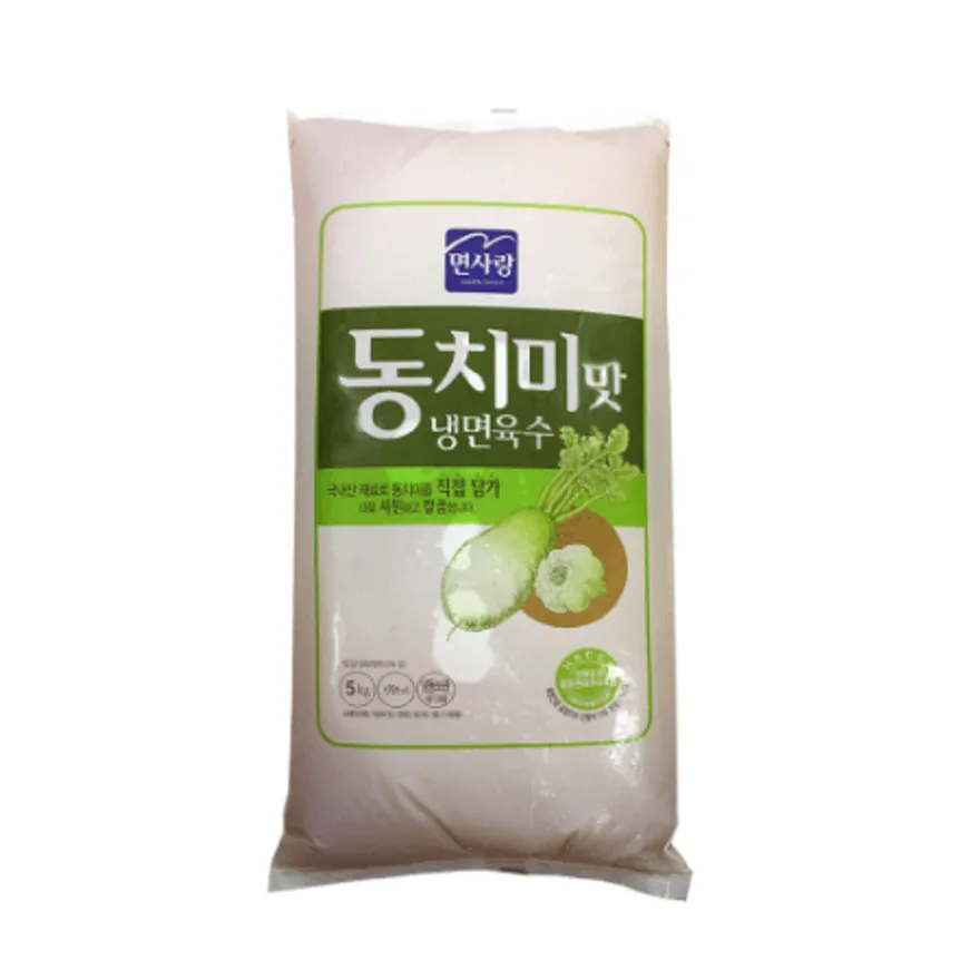 면사랑 동치미맛냉면육수 5kg 4개 이미지