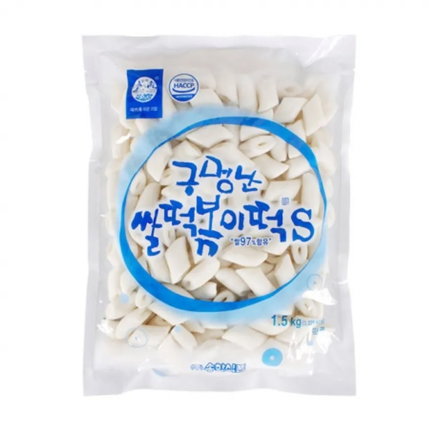 송학식품 명품 왕구멍 쌀떡볶이떡1.5kg 이미지