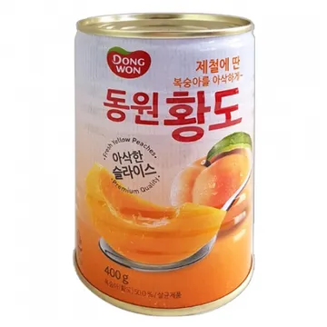 동원 황도슬라이스400g 1개