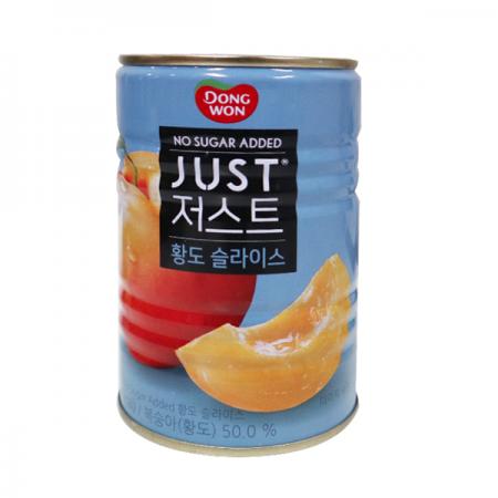 동원 저스트 황도 슬라이스400g 1개 이미지