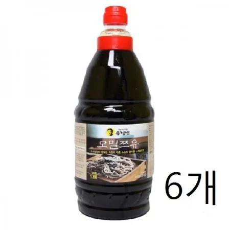 이엔푸드 유경빈 모밀쯔유1.8L 6개 1박스  