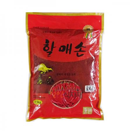 할매손 김치용고추가루2.5kg 이미지