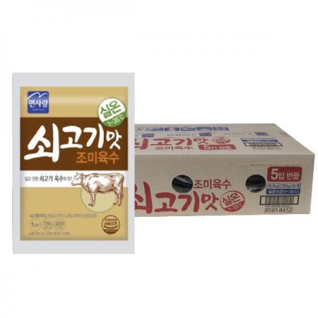 면사랑 쇠고기맛 냉면육수 340g 30개 1박스 이미지