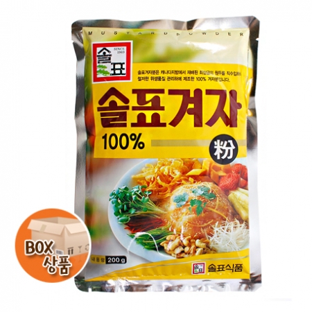 솔표 겨자200g 50개 1박스 