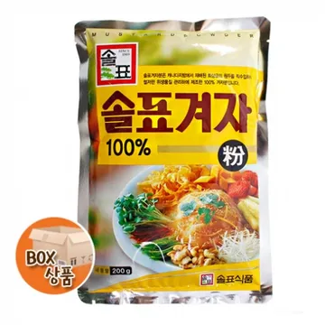 솔표 겨자200g 50개 1박스