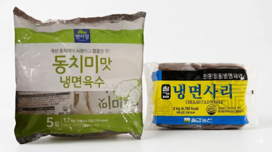 칠갑 냉면사리2kg 1개 동치미맛 냉면육수 340g 10개 이미지