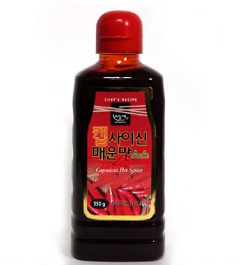 미담채 캡사이신 매운맛소스 550g 1개 이미지