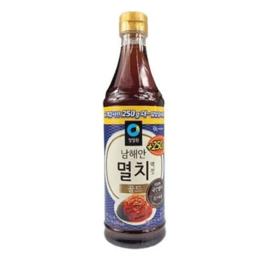 청정원 남해안멸치액젓골드750g+250g 1개 이미지