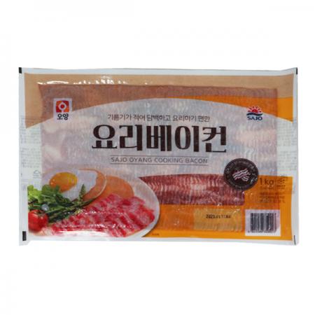 사조오양 요리베이컨1kg 10개 1박스 이미지