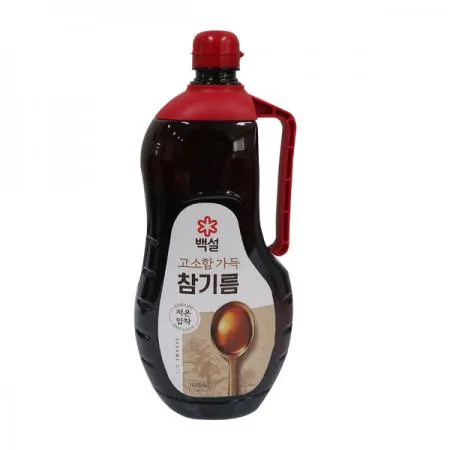 백설 고소함 가득 참기름 1.5L 1개 