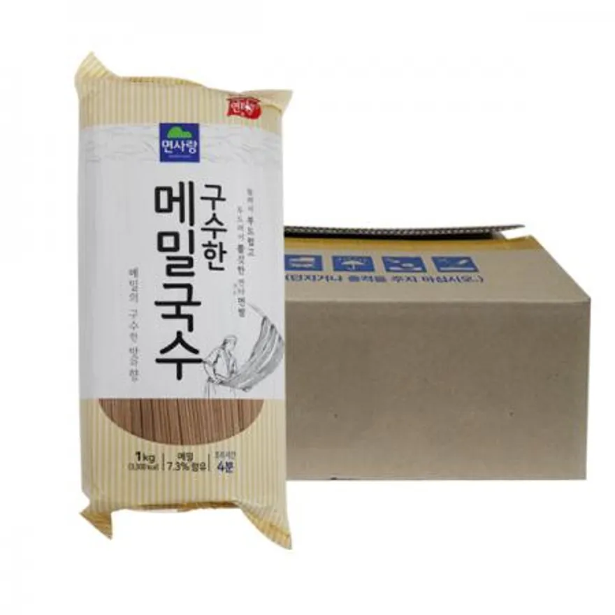 면사랑 구수한 메밀국수1kg 15개 1박스 이미지