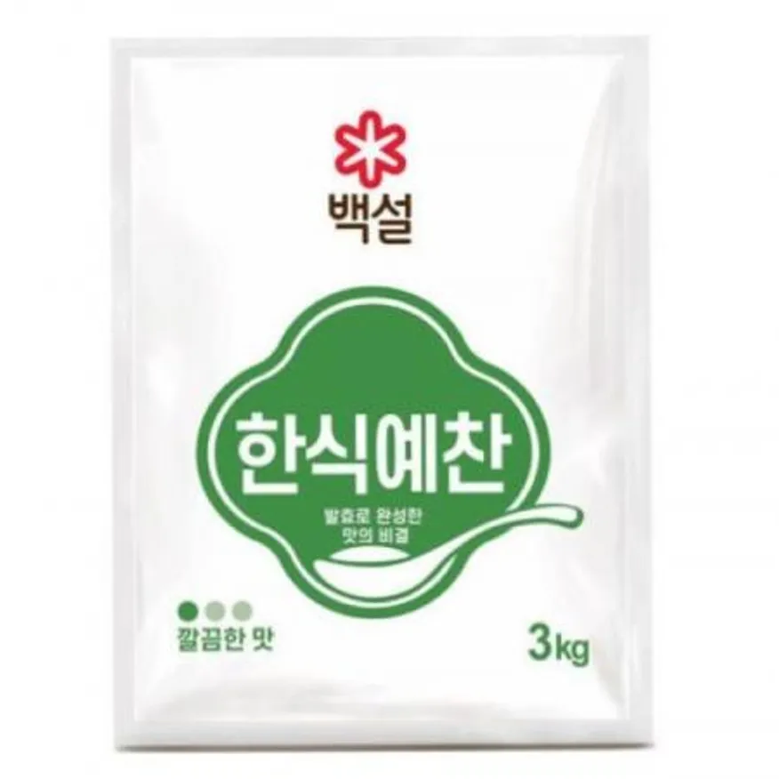 백설 한식예찬3k 1개 이미지