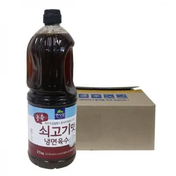 면사랑 농축 쇠고기맛 냉면육수2.1kg 6개 1박스