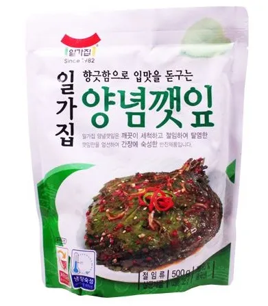 일가집 양념깻잎