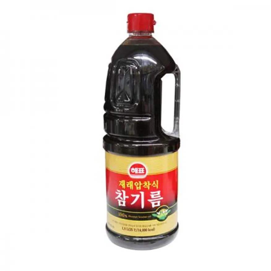 해표 재래압착식 참기름1.8L 1개 이미지