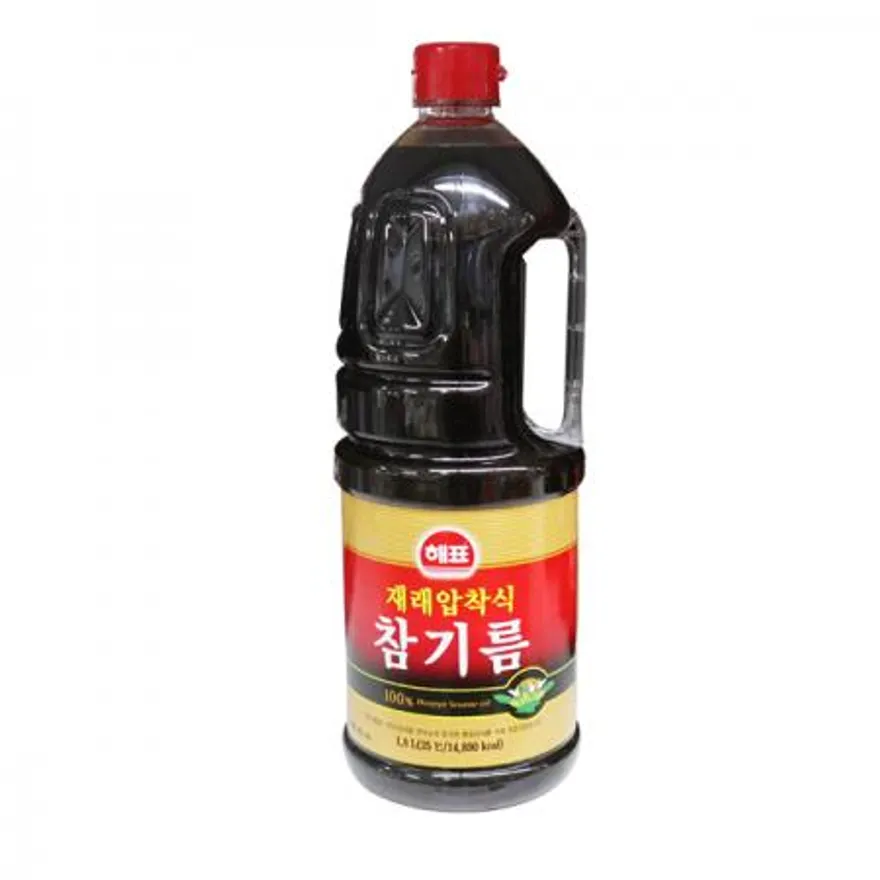 해표 재래압착식 참기름1.8L 1개 이미지