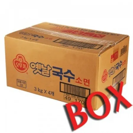 오뚜기옛날국수소면 3kg 4개
