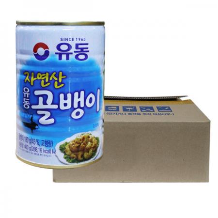 유동 자연산 골뱅이400g 24캔 1박스   이미지