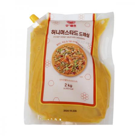 오뚜기 오쉐프 허니머스타드드레싱2kg 1개 이미지