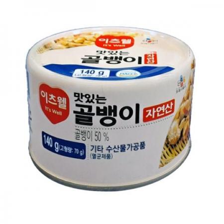 이츠웰 자연산 골뱅이140g 10개  