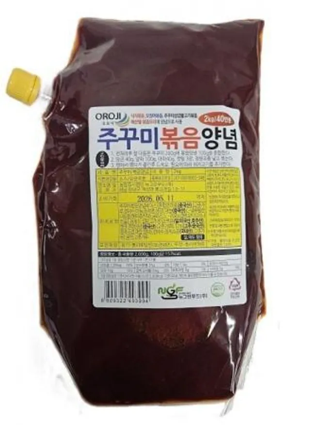 뉴그린 주꾸미볶음양념2kg 6개 1박스 이미지