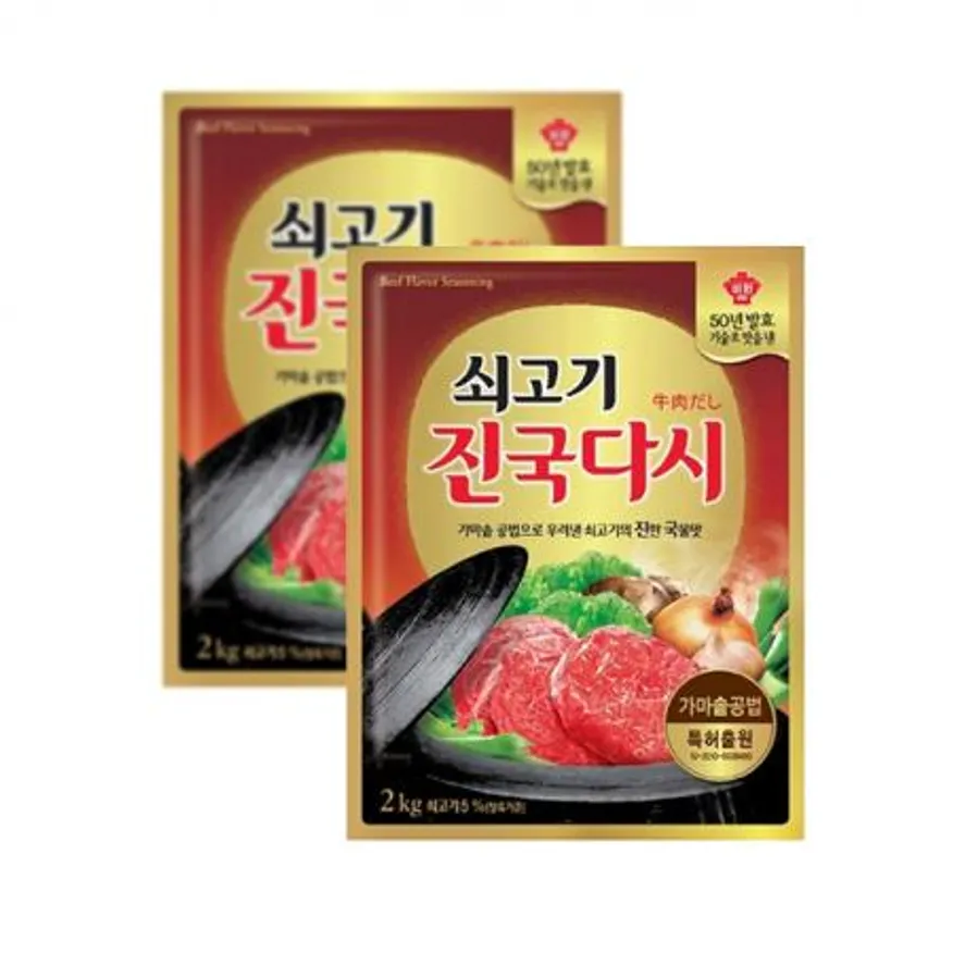 청정원 쇠고기 진국다시2kg 6개 1박스 이미지